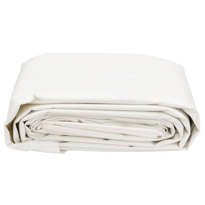 Tarpaulin White 2.5x4.5 m 650 g/m²