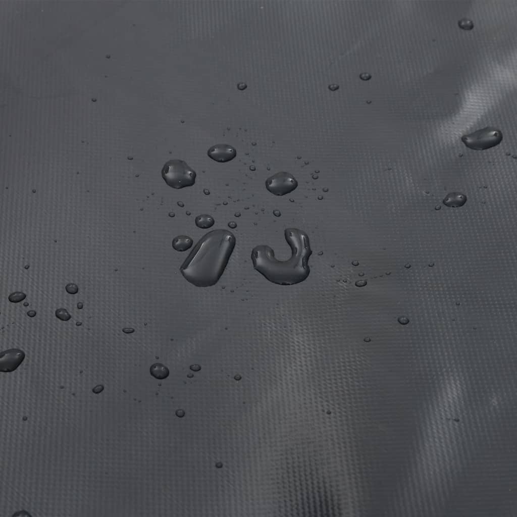 Tarpaulin Anthracite 1x2.5 m 650 g/m²