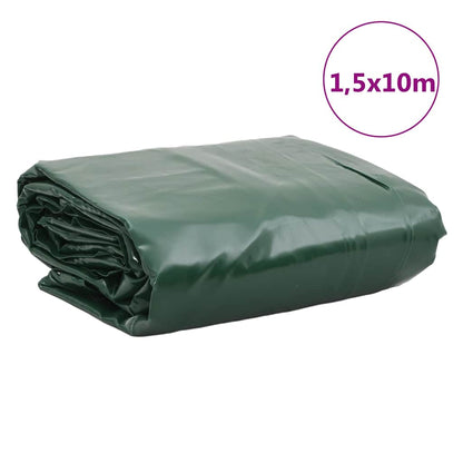 Tarpaulin Green 1.5x10 m 650 g/m²