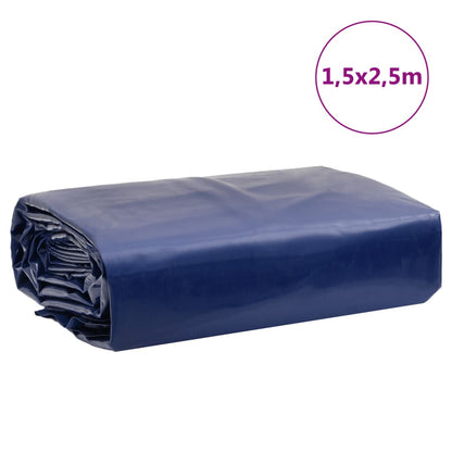 Tarpaulin Blue 1.5x2.5 m 650 g/m²
