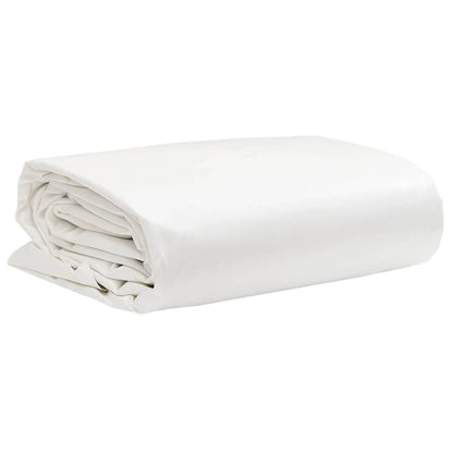Tarpaulin White 6x8 m 650 g/m²