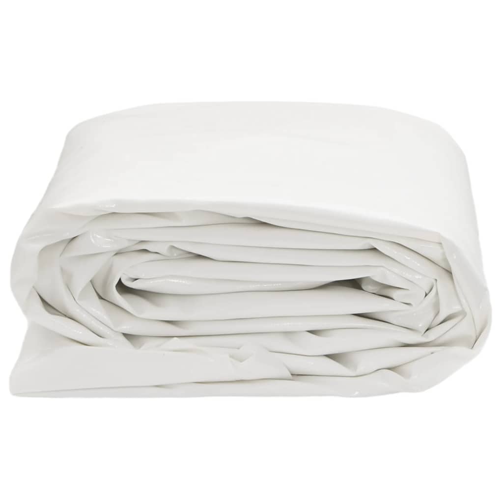 Tarpaulin White 1x2.5 m 650 g/m²