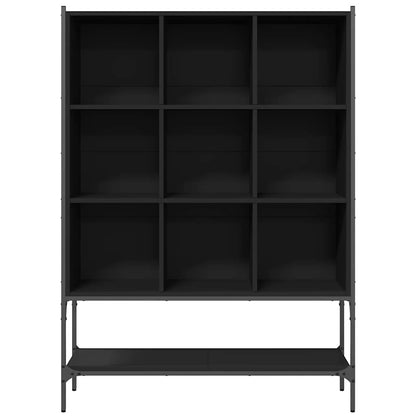 Bookcase Black 102x30x141,5 cm Engineered Wood