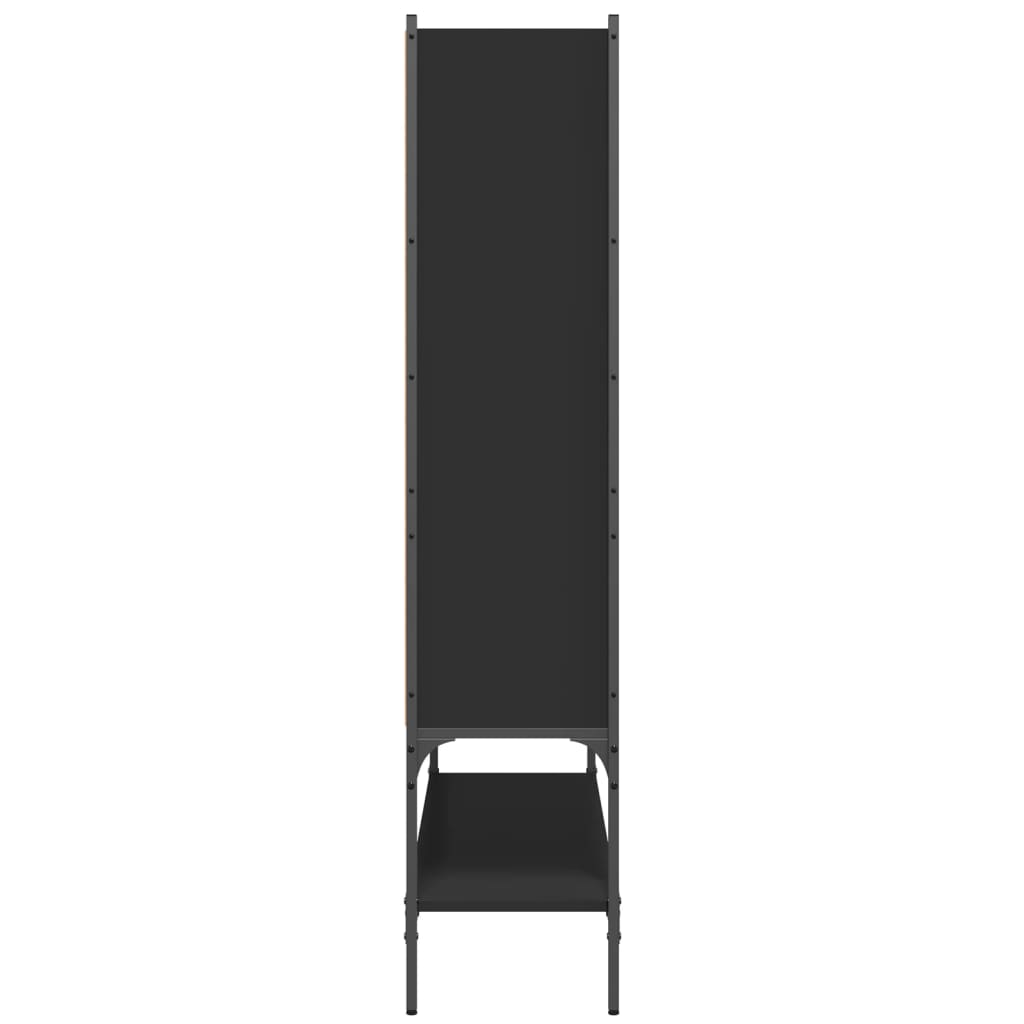 Bookcase | Black | Engineered wood, steel | Medium | Bookcase