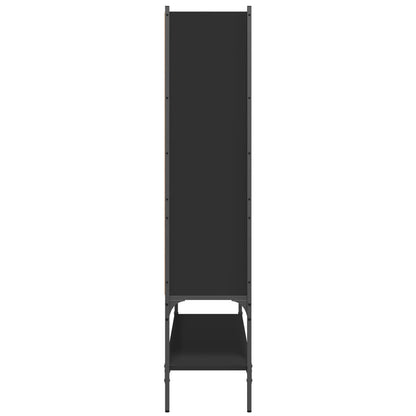 Bookcase | Black | Engineered wood, steel | Medium | Bookcase