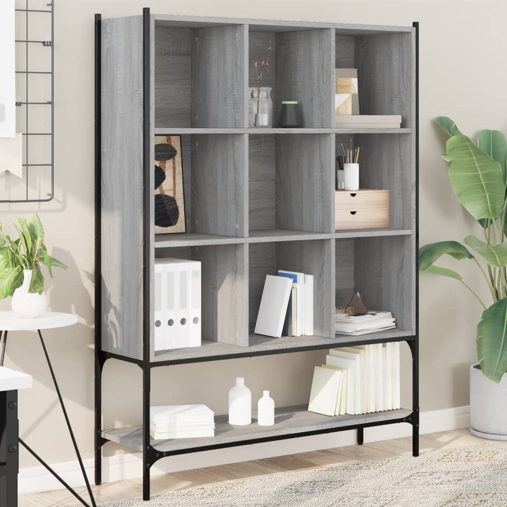Bookcase Grey Sonoma 102x30x141,5 cm Engineered Wood