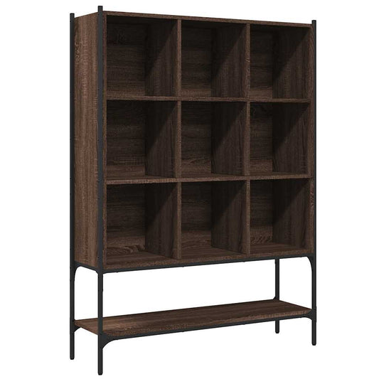 Bookcase Brown Oak 102x30x141,5 cm Engineered Wood