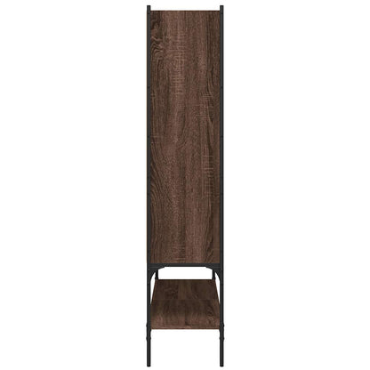 Bookcase Brown Oak 102x30x141,5 cm Engineered Wood