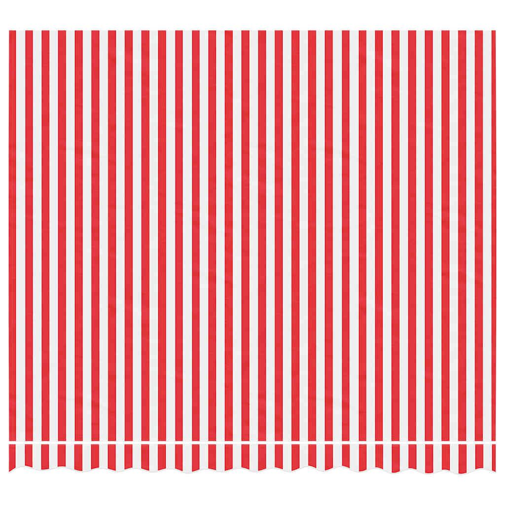 Replacement Awning Fabric | Red and white