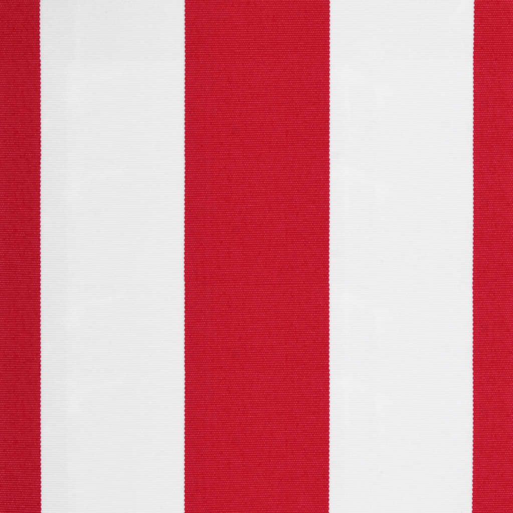 Awning Replacement Fabric Red and White 400x350 cm Polyester