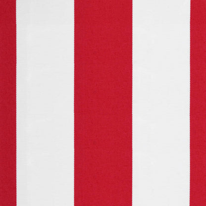 Awning Replacement Fabric Red and White 400x350 cm Polyester