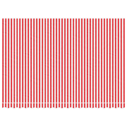Replacement Fabric for Awning Red and White Stripe 4.5x3 m