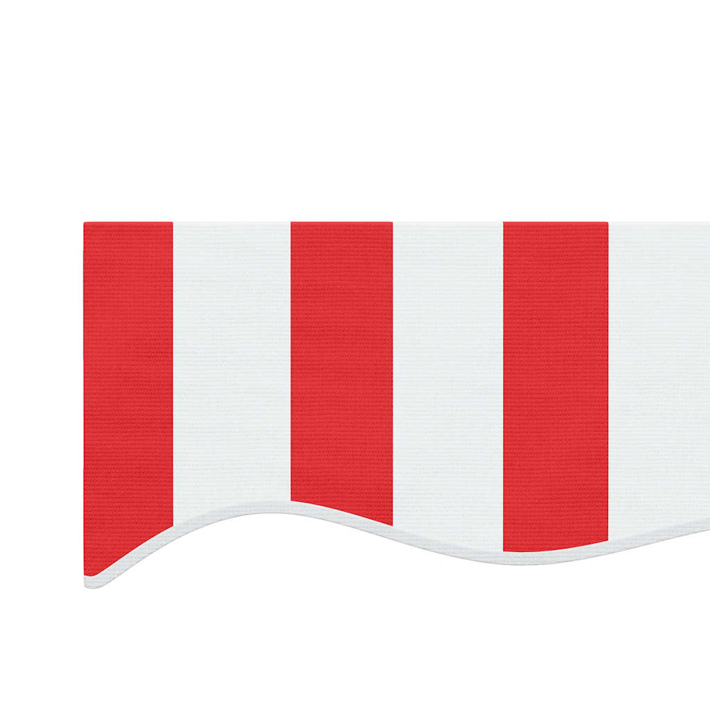 Awning Replacement Fabric Red and White 450x300 cm Polyester