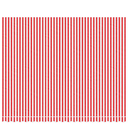 Replacement Fabric for Awning Red and White Stripe 4.5x3.5 m