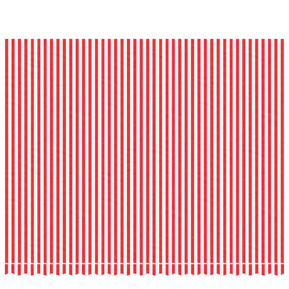 Awning Replacement Fabric Red and White 450x350 cm Polyester