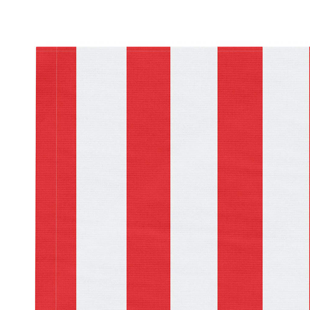 Awning Replacement Fabric Red and White 450x350 cm Polyester