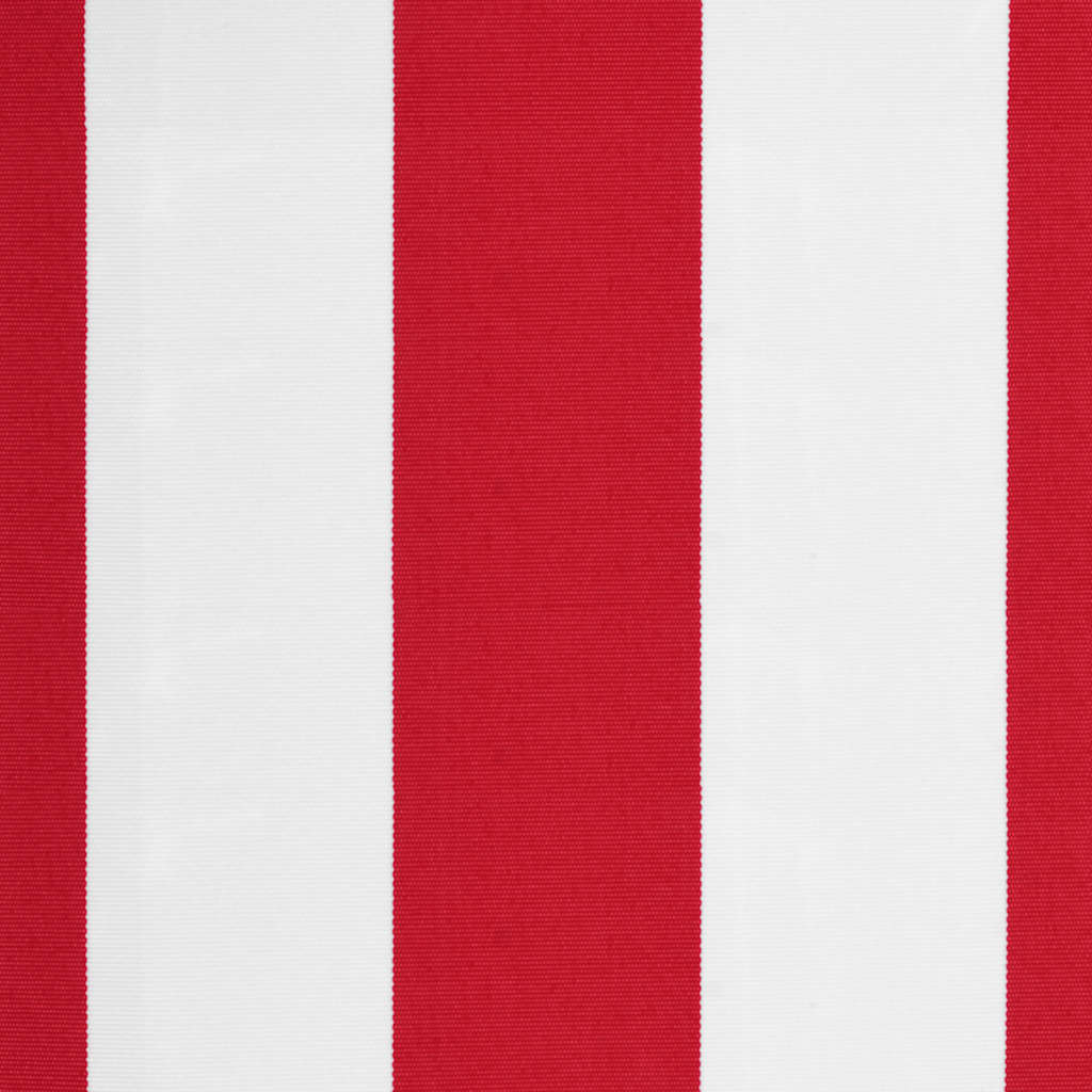 Replacement Fabric for Awning Red and White Stripe 4.5x3.5 m