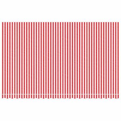 Replacement Fabric for Awning Red and White Stripe 5x3 m