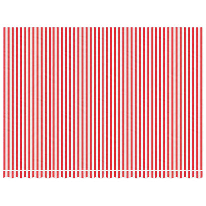 Replacement Fabric for Awning Red and White Stripe 5x3.5 m