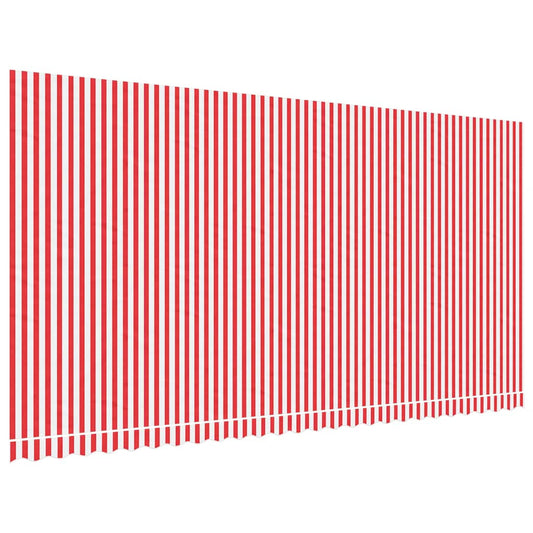 Awning Replacement Fabric Red and White 600x300 cm Polyester