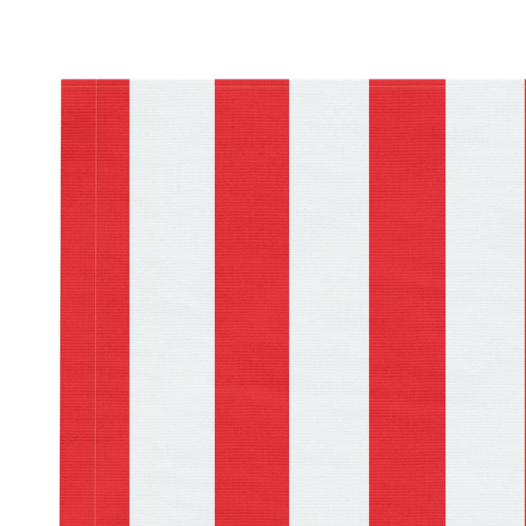 Awning Replacement Fabric Red and White 600x300 cm Polyester