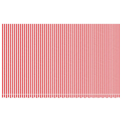Replacement Fabric for Awning Red and White Stripe 6x3.5 m
