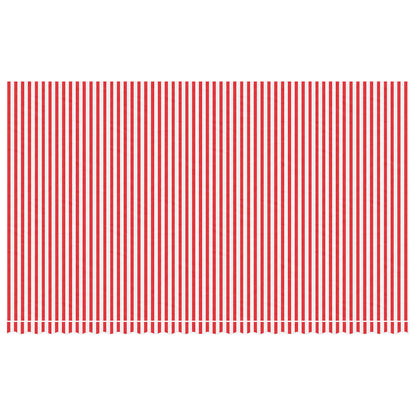 Awning Replacement Fabric Red and White 600x350 cm Polyester