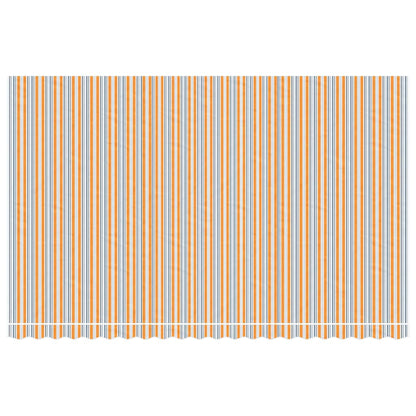 Awning Canopy Replacement for 5x3 m Orange & Grey Stripe