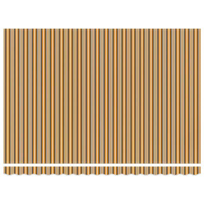 Awning Replacement Fabric Multicolour 450x300 cm Polyester