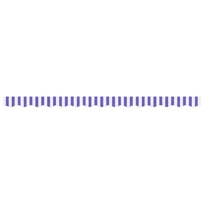 Replacement Fabric for Awning Valance Blue and White Stripe 3.5 m