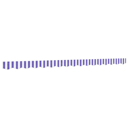 Replacement Fabric for Awning Valance Blue and White Stripe 4 m