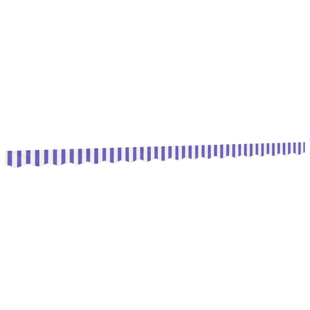 Replacement Fabric for Awning Valance Blue and White Stripe 4.5 m