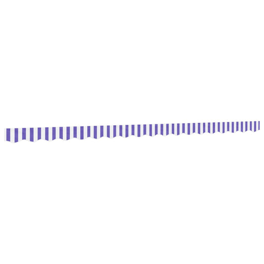 Replacement Fabric for Awning Valance Blue and White Stripe 4.5 m