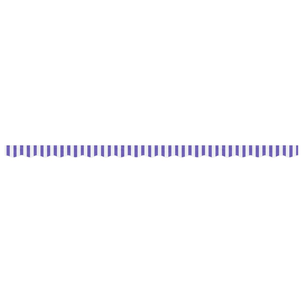 Replacement Fabric for Awning Valance Blue and White Stripe 4.5 m