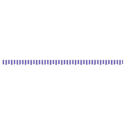 Replacement Fabric for Awning Valance Blue and White Stripe 4.5 m