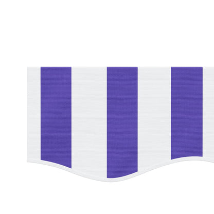 Replacement Fabric for Awning Valance Blue and White Stripe 4.5 m