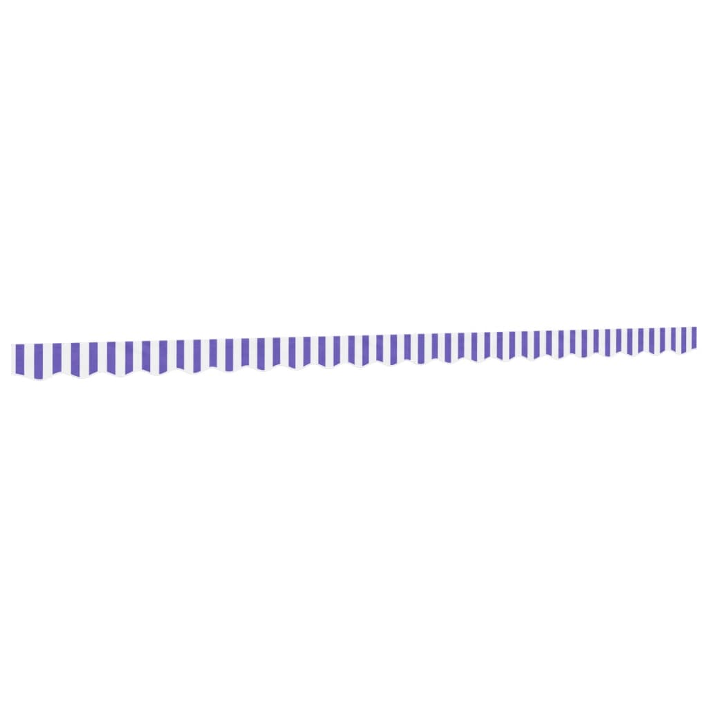Replacement Fabric for Awning Valance Blue and White Stripe 5 m