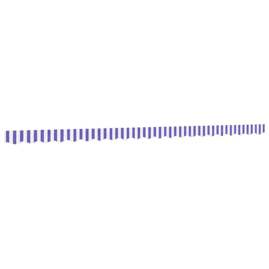 Replacement Fabric for Awning Valance Blue and White Stripe 5 m