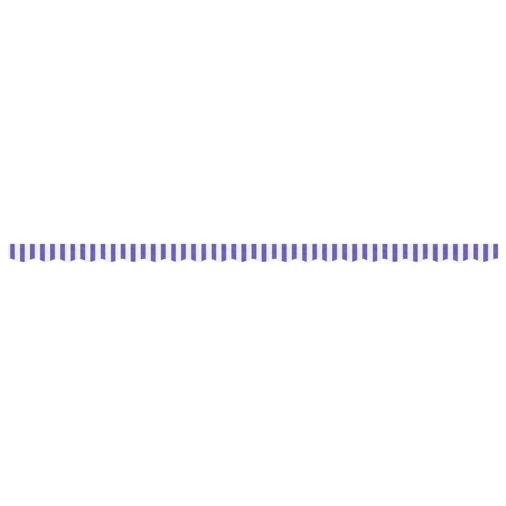 Replacement Fabric for Awning Valance Blue and White Stripe 5 m