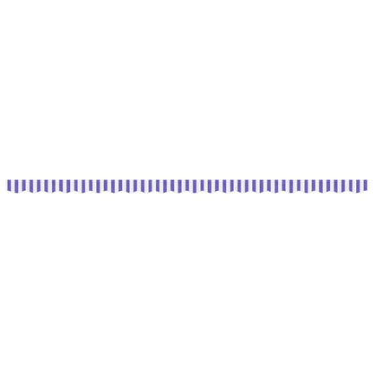 Replacement Fabric for Awning Valance Blue and White Stripe 5 m