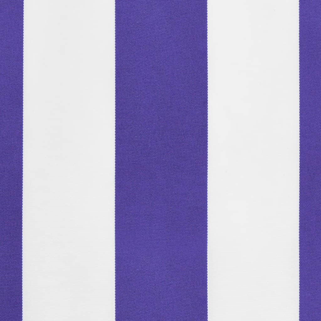 Replacement Fabric for Awning Valance Blue and White Stripe 5 m