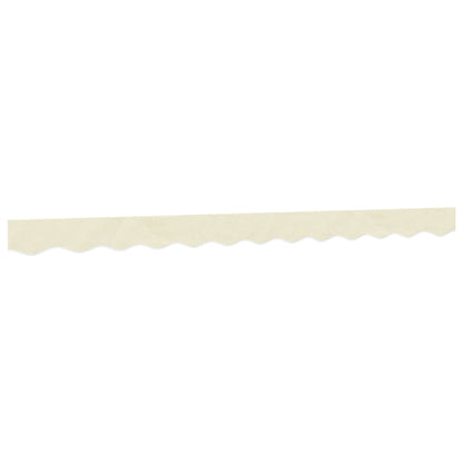 Replacement Fabric for Awning Valance Cream Stripe 3 m
