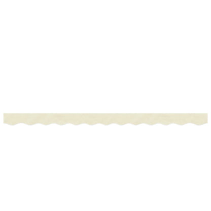 Replacement Fabric for Awning Valance Cream Stripe 3 m