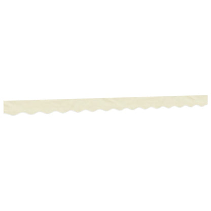 Replacement Fabric for Awning Valance Cream Stripe 3.5 m