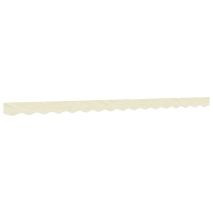Replacement Fabric for Awning Valance Cream Stripe 4 m