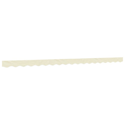 Replacement Fabric for Awning Valance Cream Stripe 4.5 m