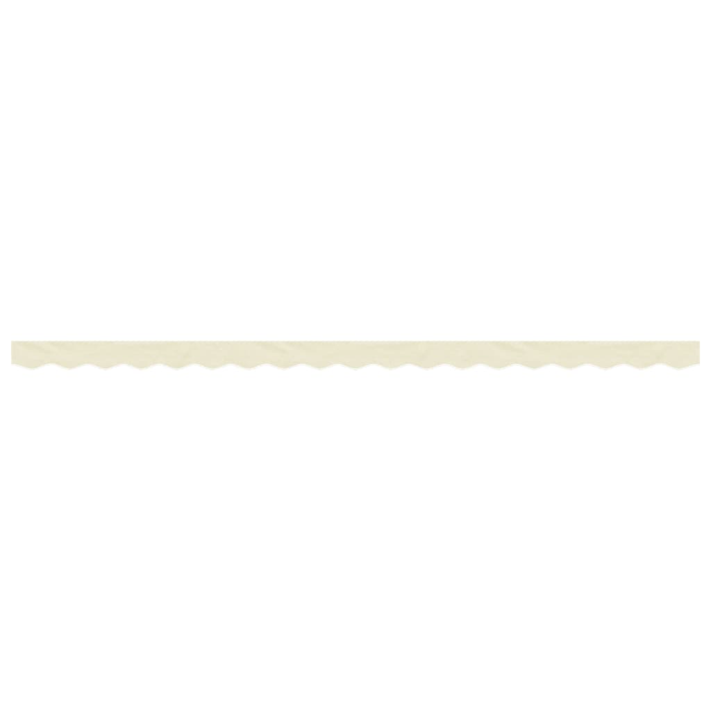 Replacement Fabric for Awning Valance Cream Stripe 4.5 m