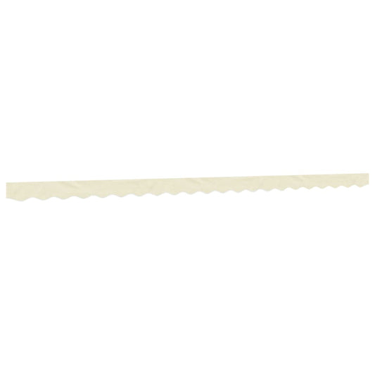 Replacement Fabric for Awning Valance Cream Stripe 5 m
