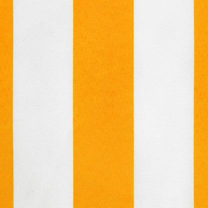 Replacement Fabric for Awning Valance Yellow and White Stripe 3.5 m