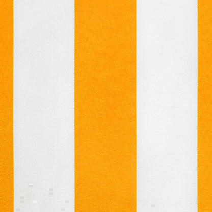 Replacement Fabric for Awning Valance Yellow and White Stripe 4 m